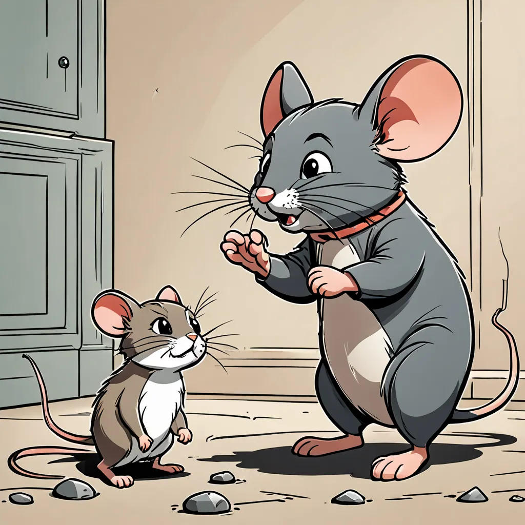 The Clever Mouse and the Cat