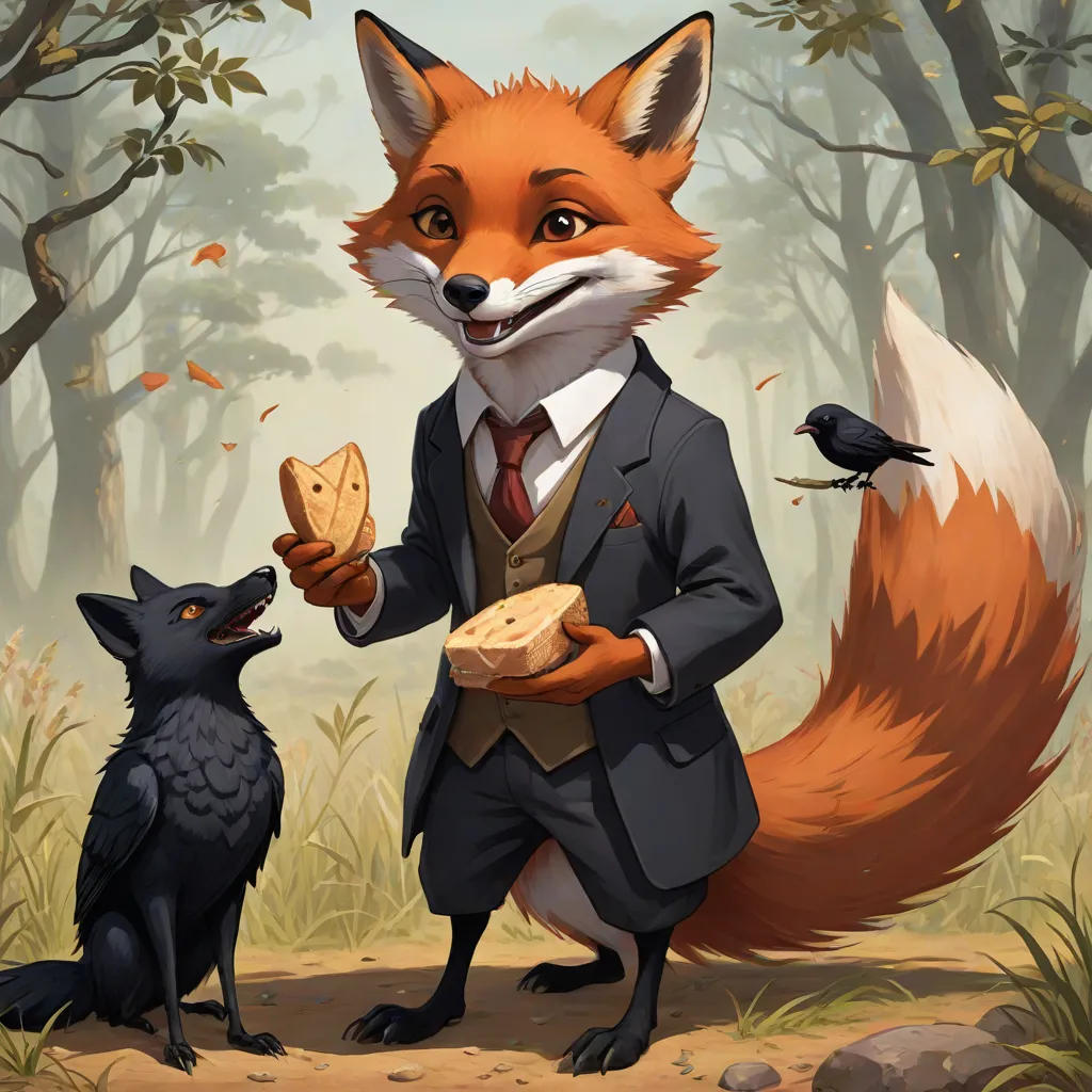 The Fox and the Crow - Panchatantra Version