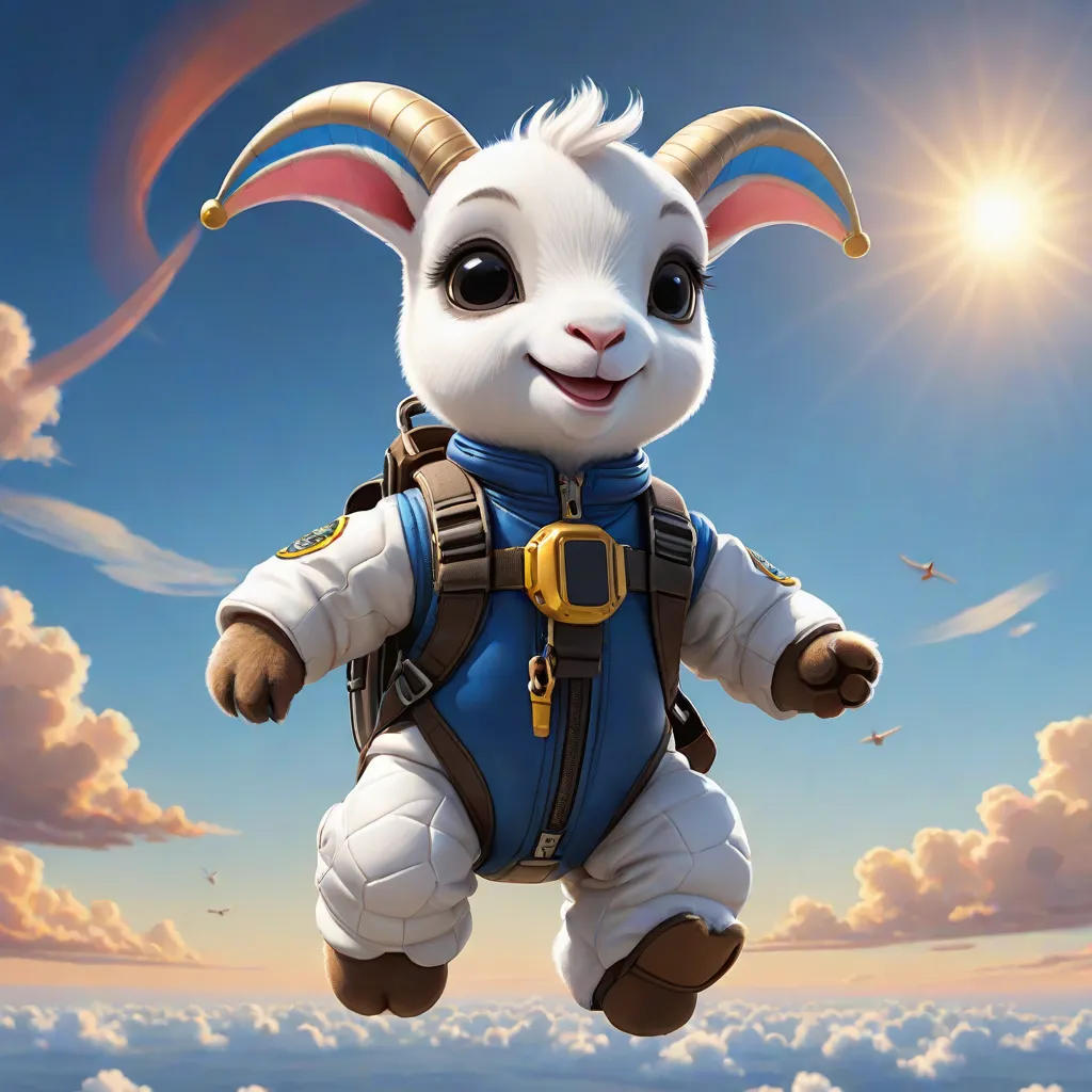 Babygoat's Skydiving Adventure