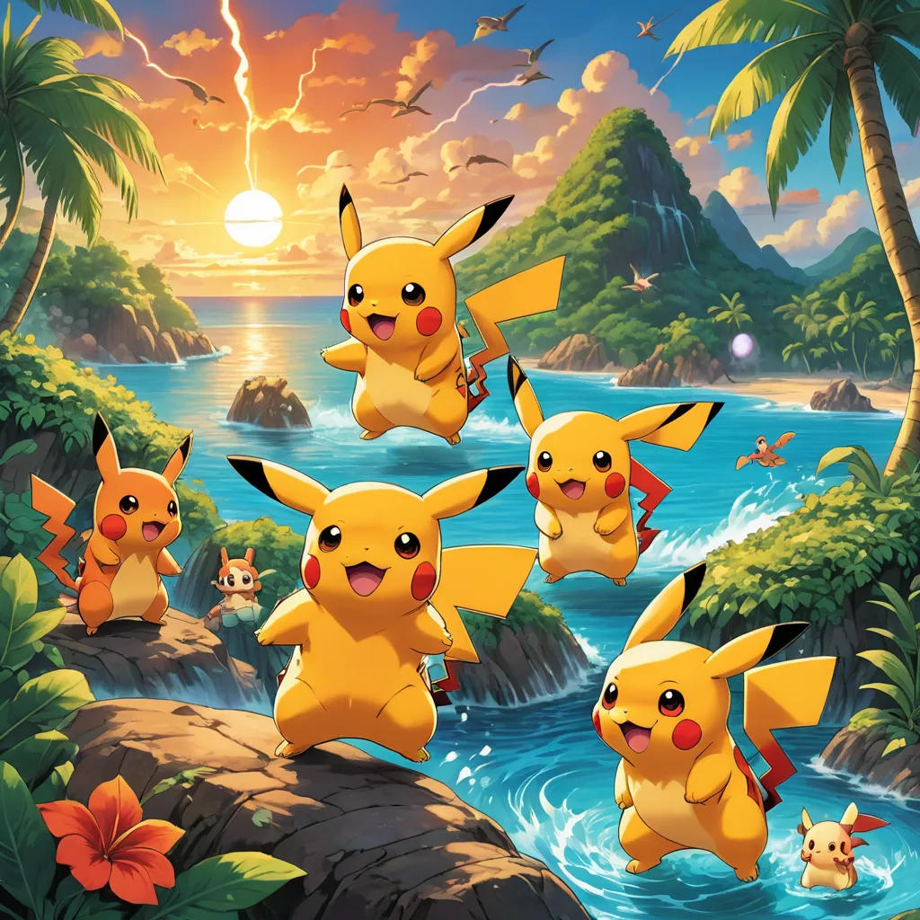 Pikachu's Grand Adventure: A Tale of Friendship and Courage