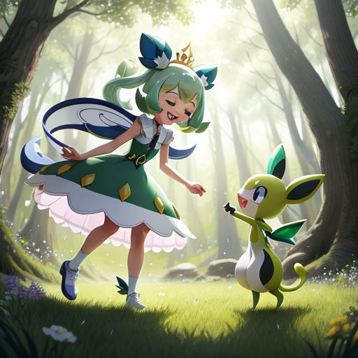 Meloetta and Shaymin by Beastiarex on DeviantArt