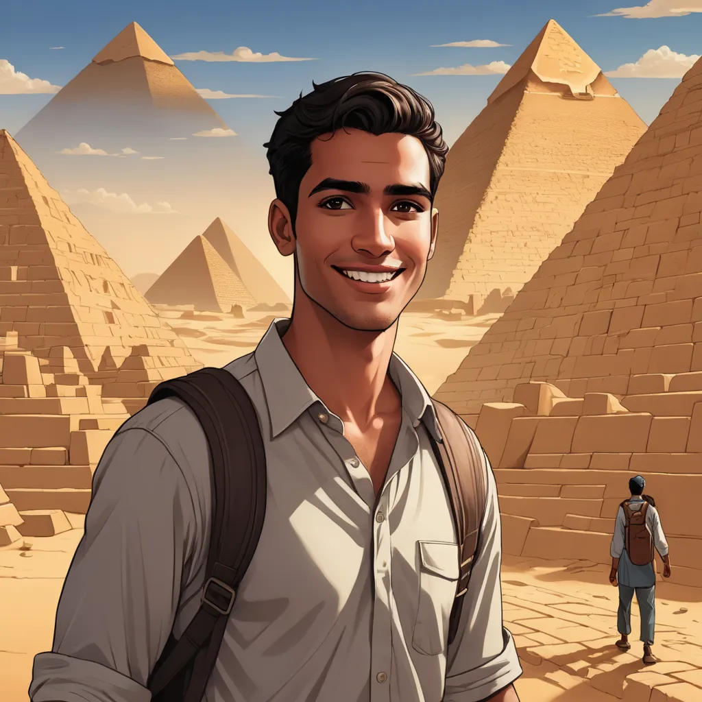 The Young Man's Journey to the Pyramids