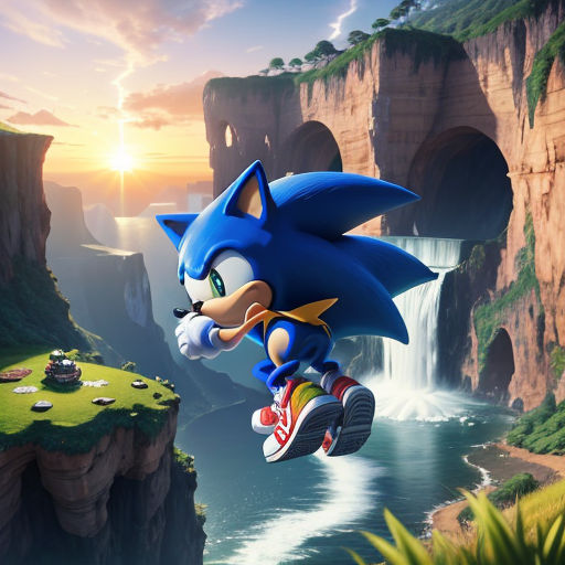 Download Sonic Chaos: Unleashing the Power Wallpaper