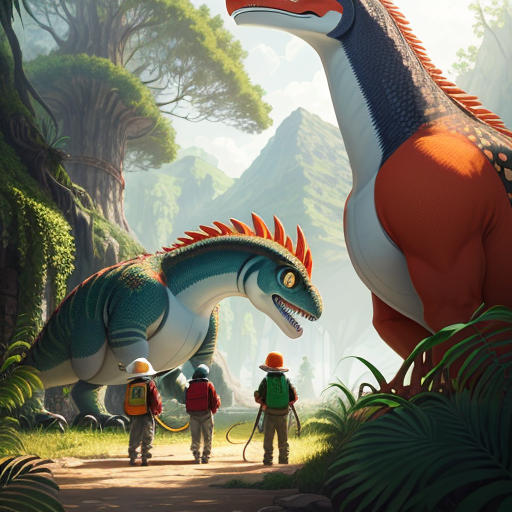 Dino Daze: A Time-Traveling Forest Adventure