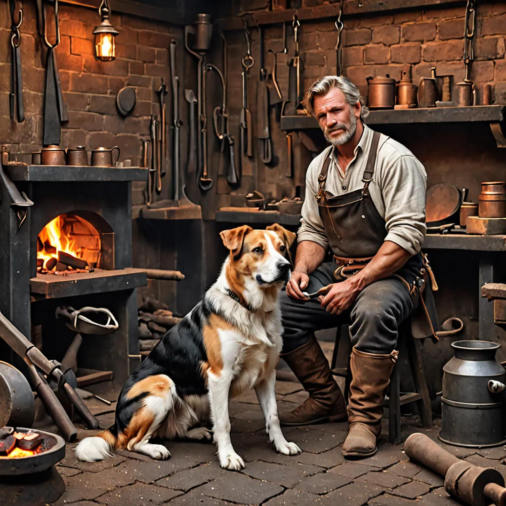 The Blacksmith's Devoted Companion