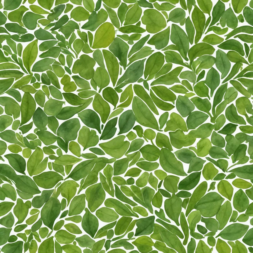 a green leafy pattern with white background and green leaves on it, all in a square shape, with a white background, generative art, a jigsaw puzzle, Ellsworth Kelly, fine foliage lace