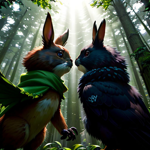 The Brave Rabbit and the Evil Bird