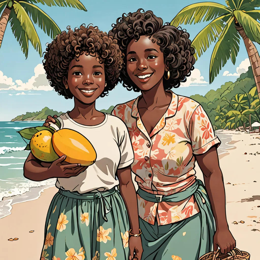 Mangoes and Ocean Waves