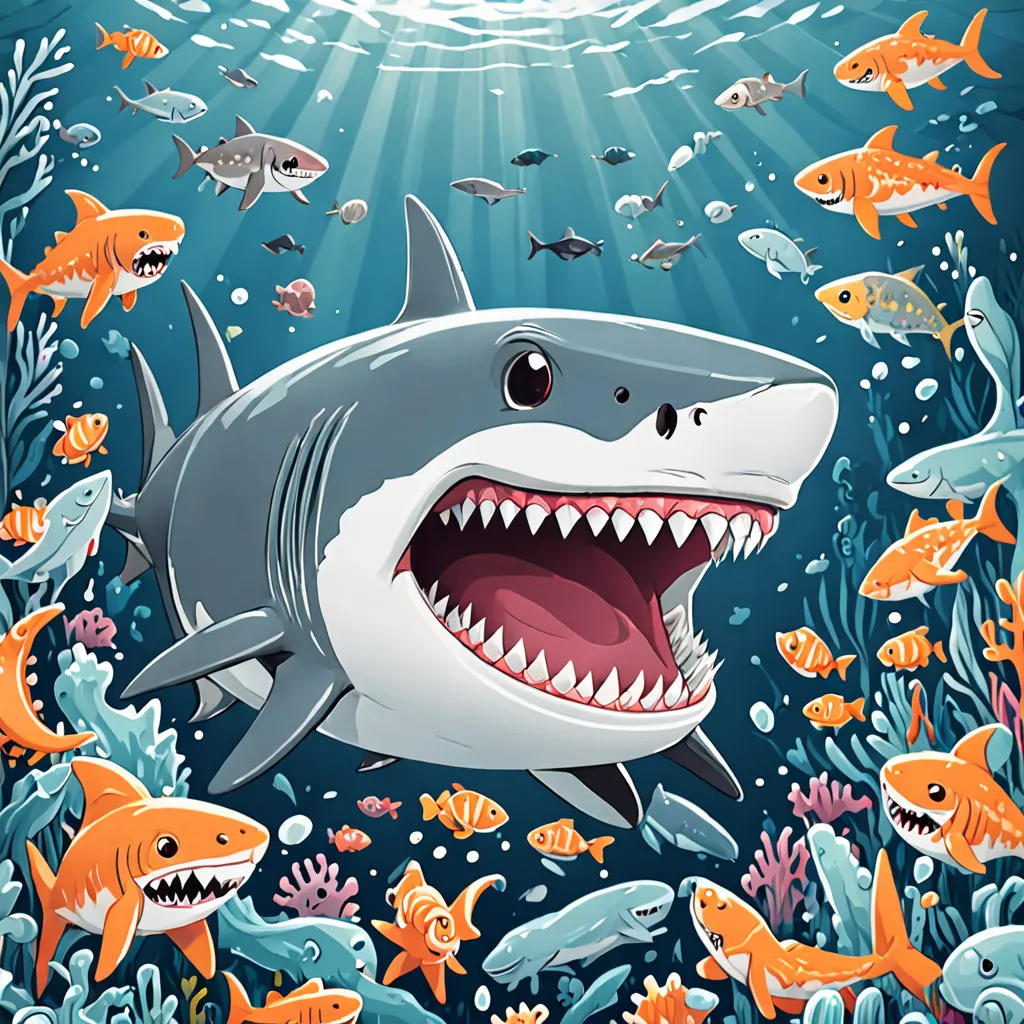 Sharky the Tooth-Brushing Shark