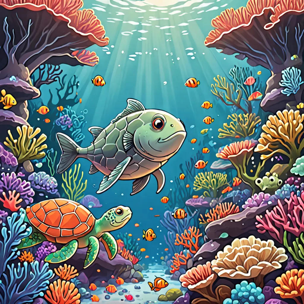 Finn the Fish and the Magical Coral Reef