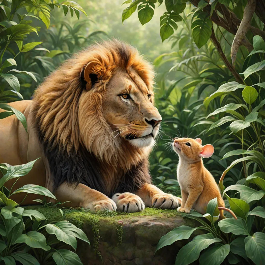 The Lion and the Mouse