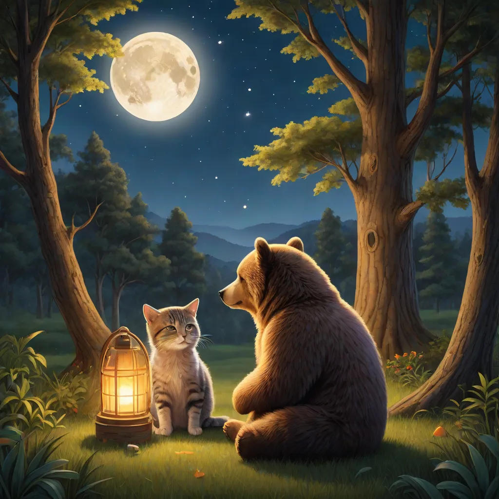 Bobo and Mango Search for the Moon