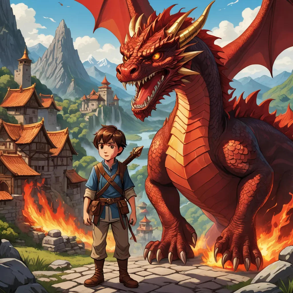 Lucas and the Dragon of Fire