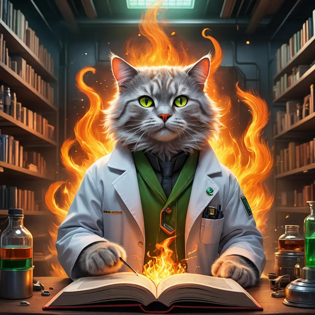 Whiskers the Fire Cat