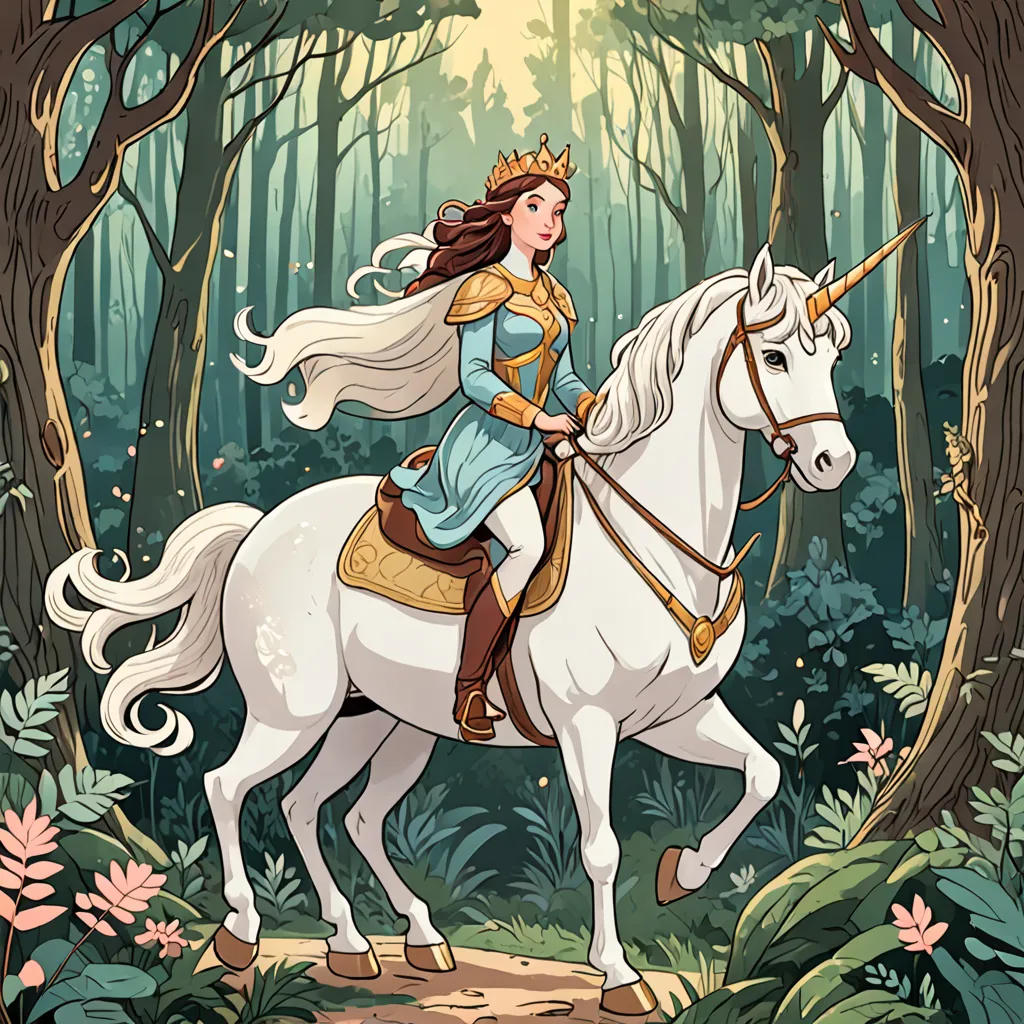 Księżniczka and the Enchanted Unicorn