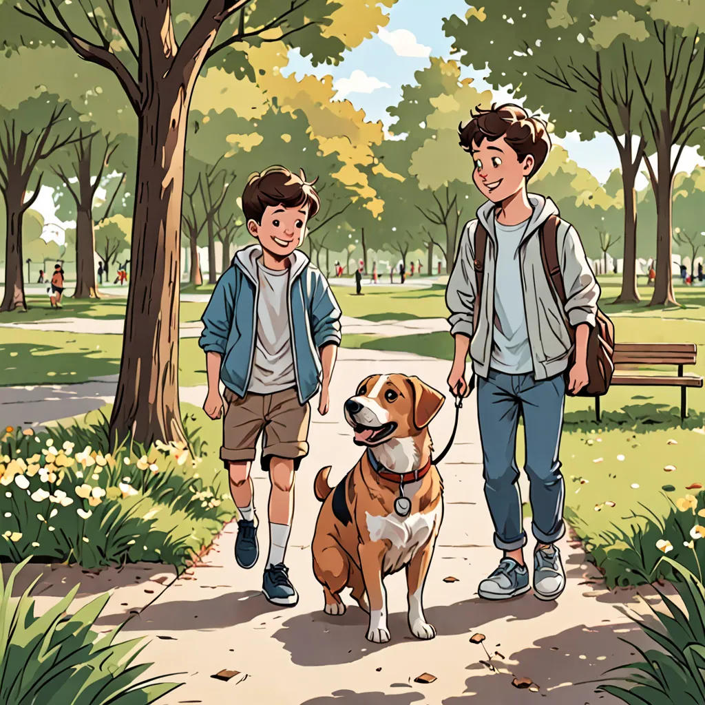 Jack And Baxter's Adventure at the Park 