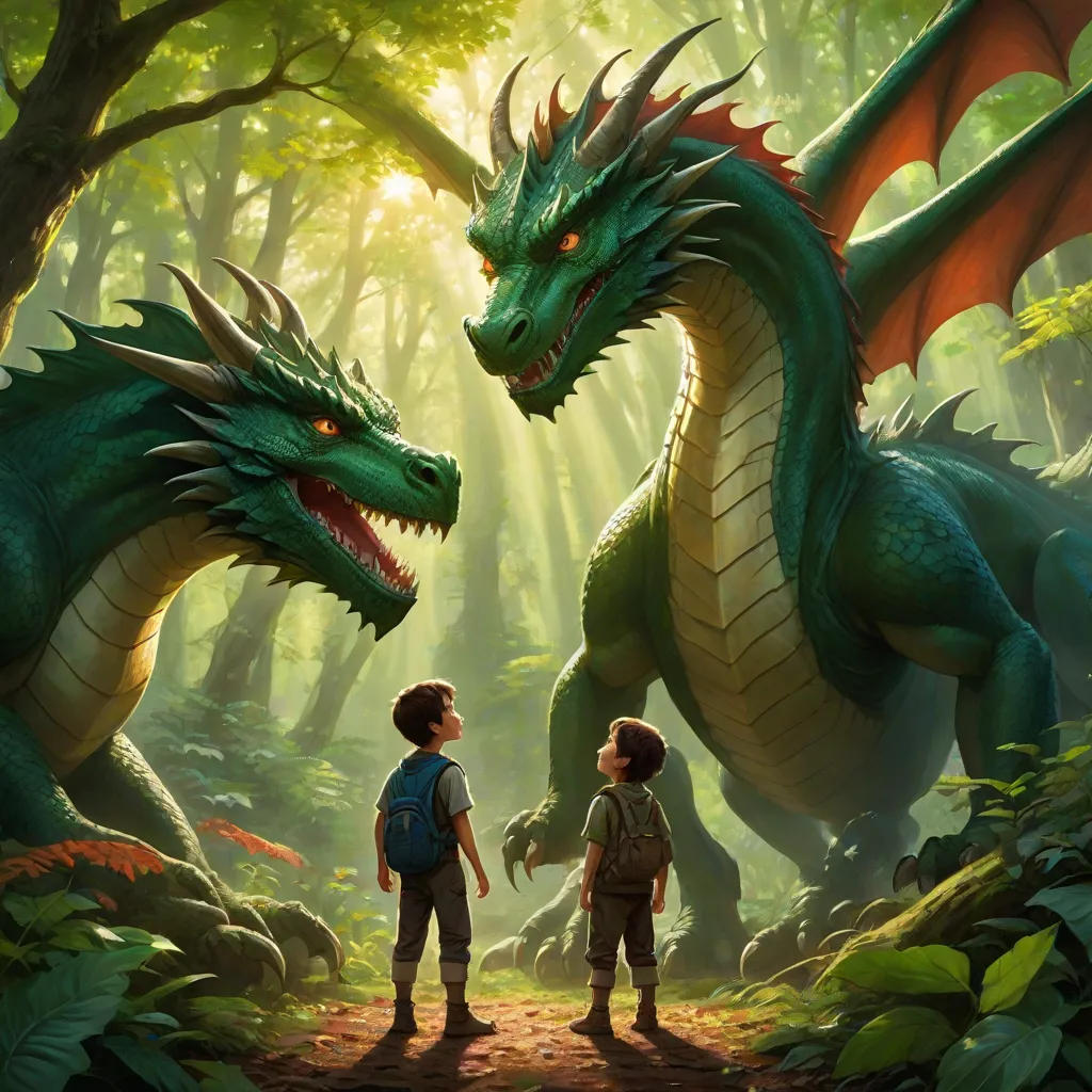 The Grumpy Dragon and the Lost Boy