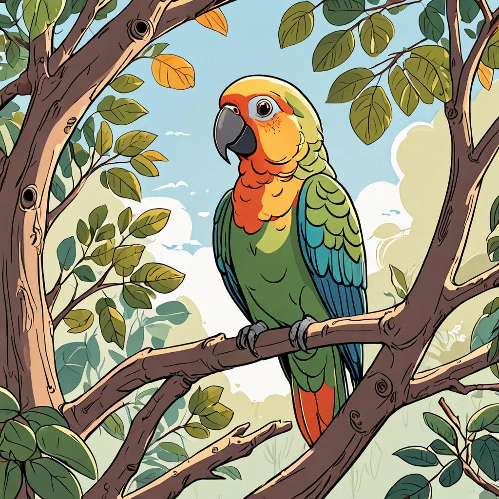 The Curious Parrot