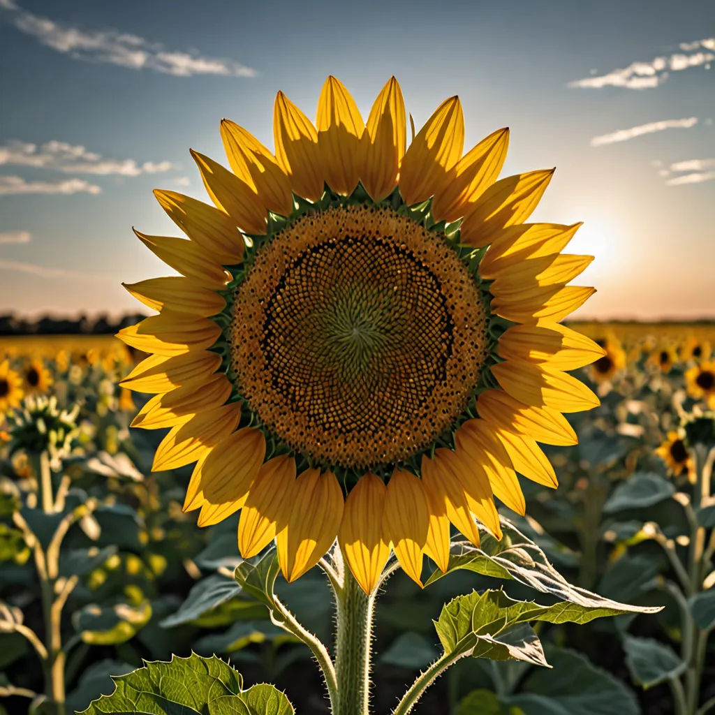 Die Geschichte der Sonnenblume
