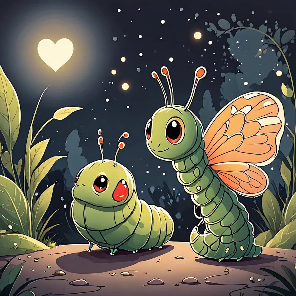 The Shy Caterpillar's Transformation