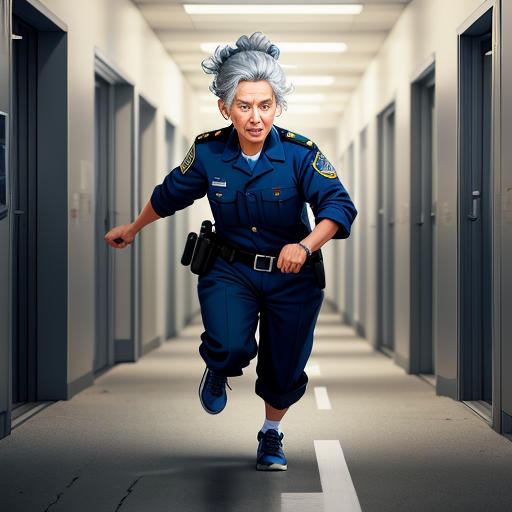 The Escapee and the Granny Officer