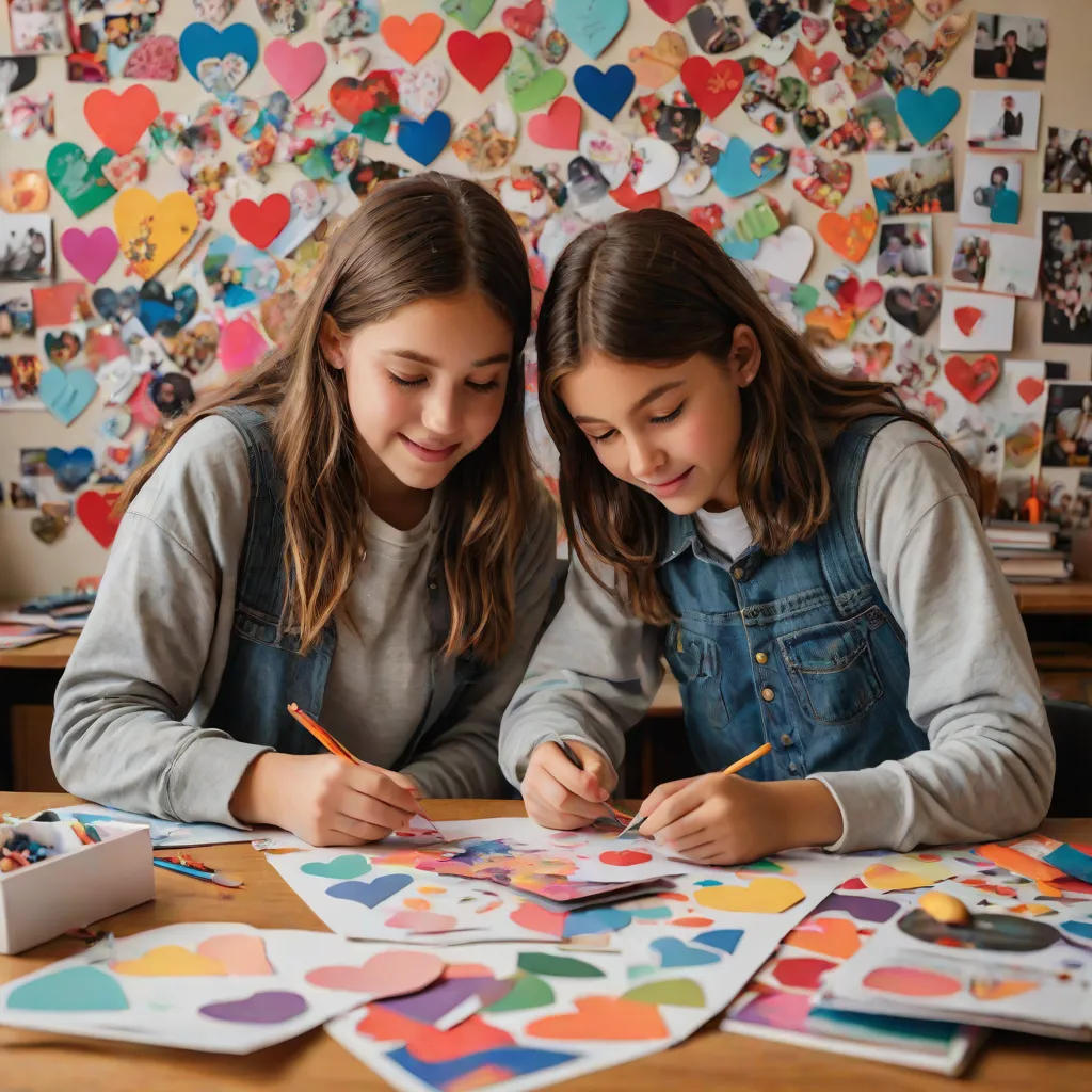 Collage of Hearts