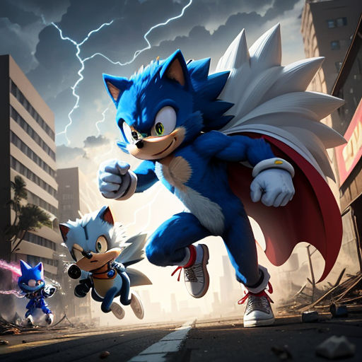 Sonic em missão numa aldeia remota - Retornar à infância