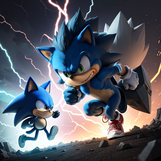 Sonic em missão numa aldeia remota - Retornar à infância