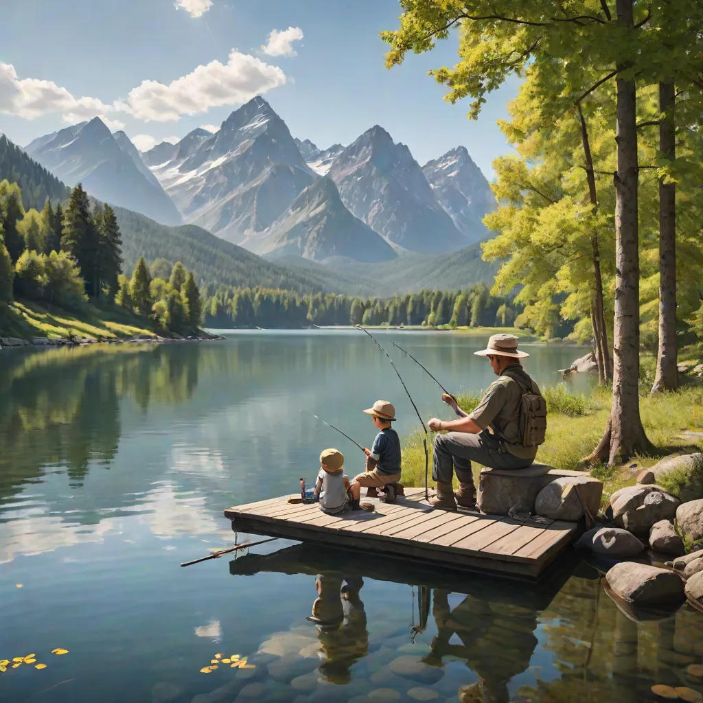 A Day by the Lake