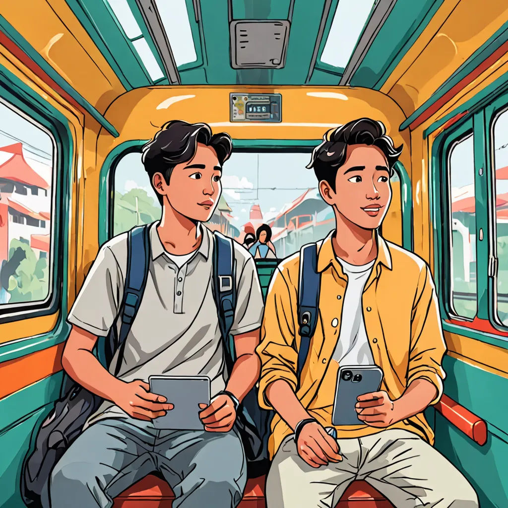 The Train Journey Vlog In Myanmar of Flippy and Flaky from Happy Tree Friends