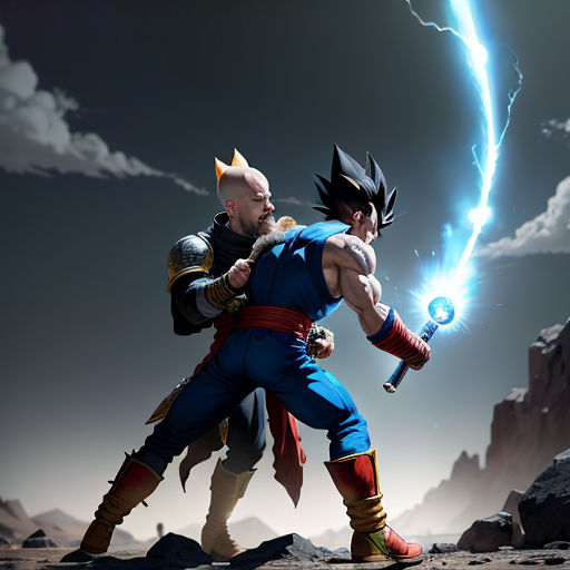 God Vegeta charging his final flash!! Last episode 