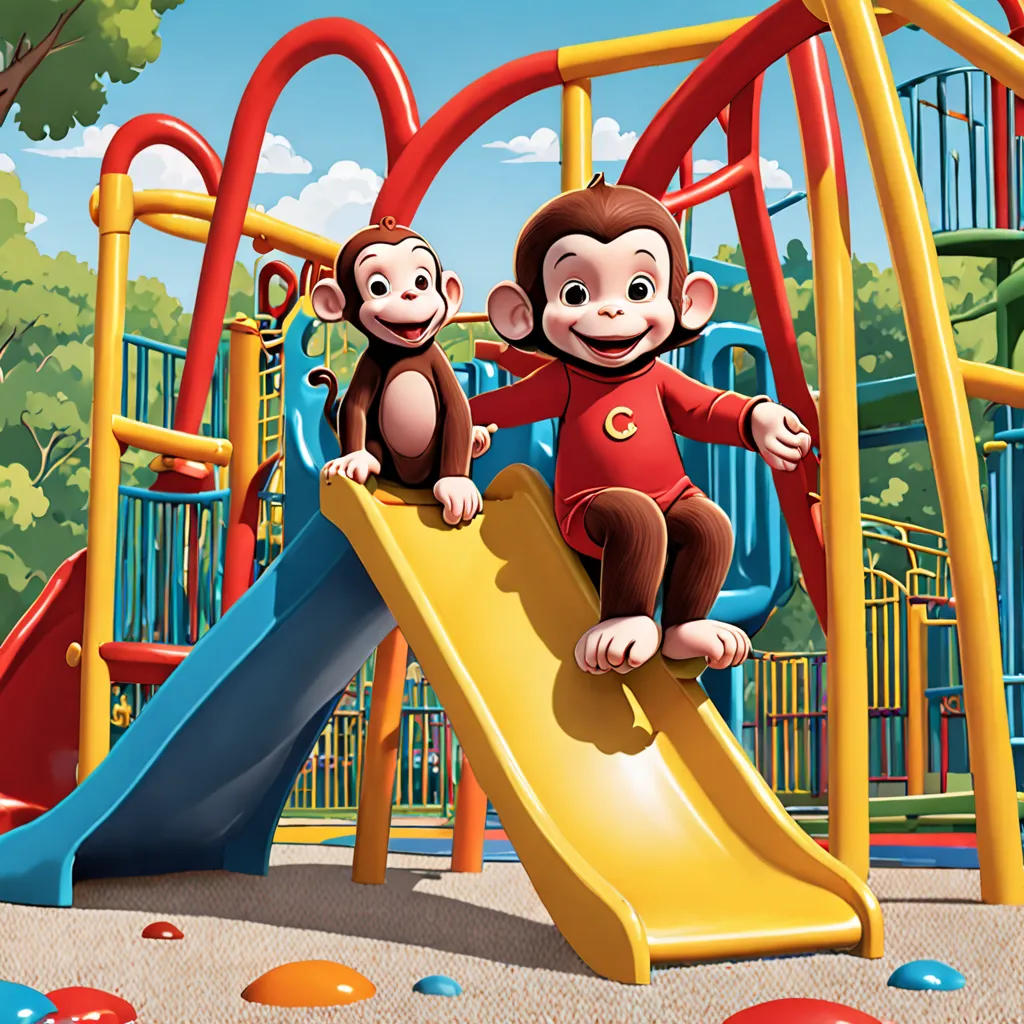 Laella and Curious George's Playground Adventure