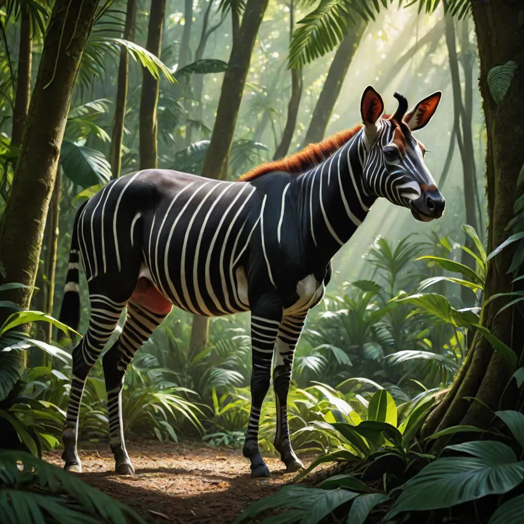 Okapi Loves His Zebra Pants