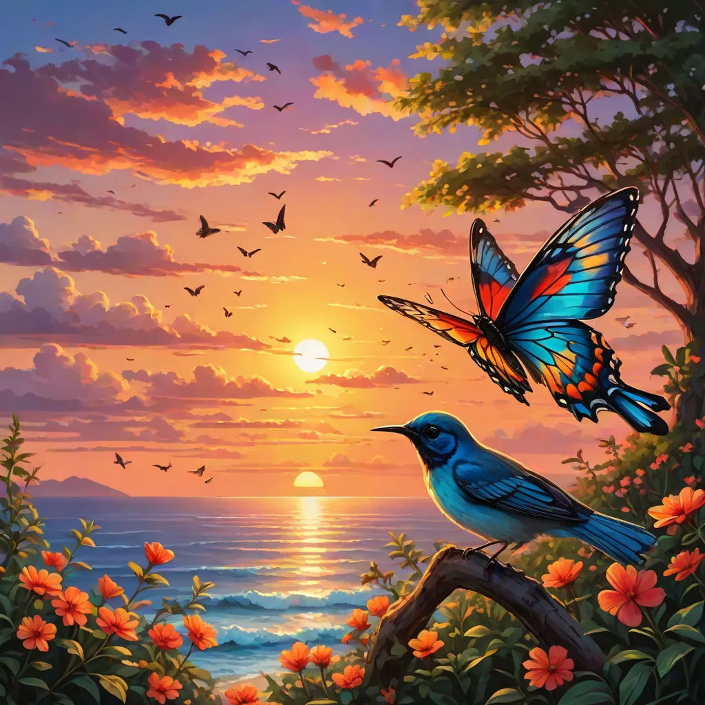The Little Bird and the Butterfly