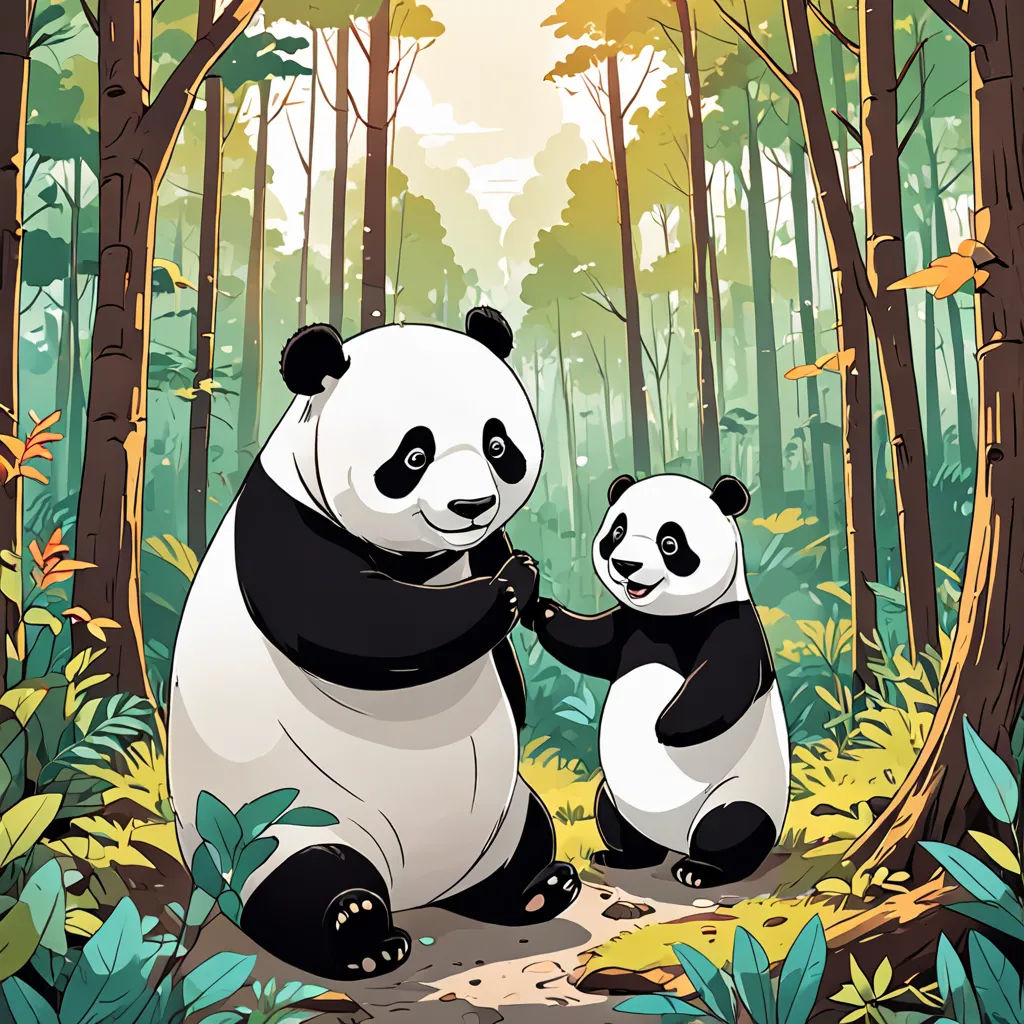 Panda and the Polar Bear's Adventure