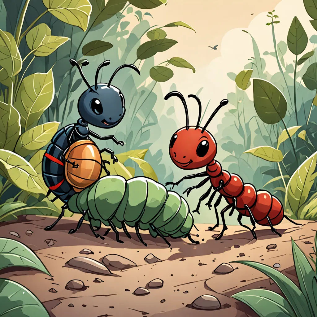The Ant and the Caterpillar