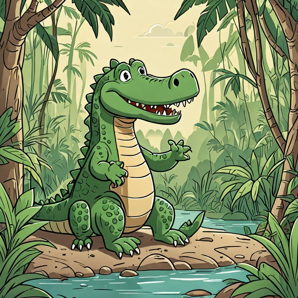 The BIG Silly Crocodile: A Tale of Balance