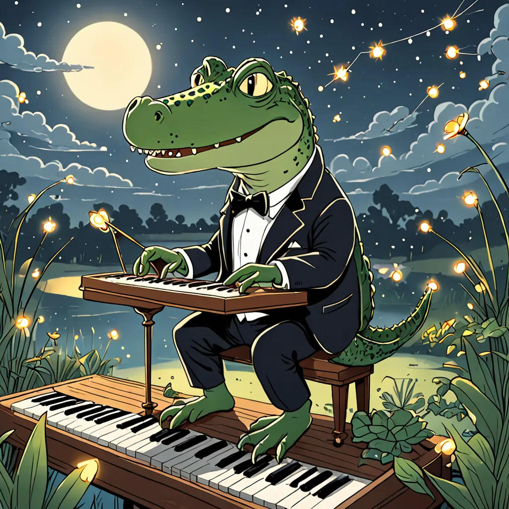 Bruce the Crocodile and the Quantum Levitation Spaghetti Party