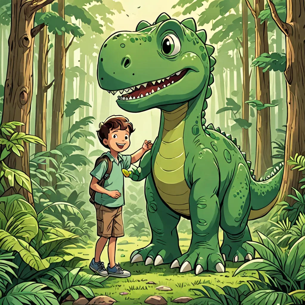 Tommy and the Green Dinosaur