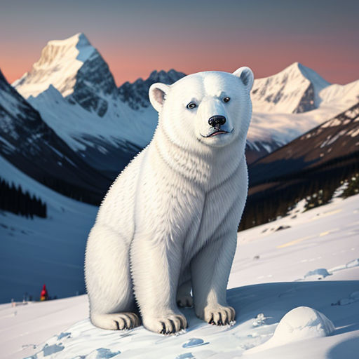The Courageous Polar Bear Family