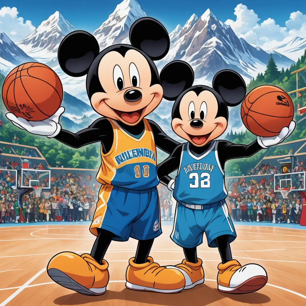 Mickey and Ricky: Basketball Stars