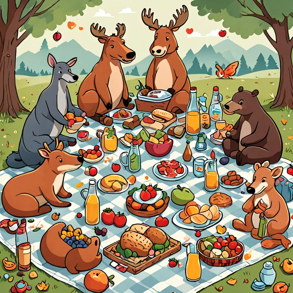 The Zany Zoo Picnic