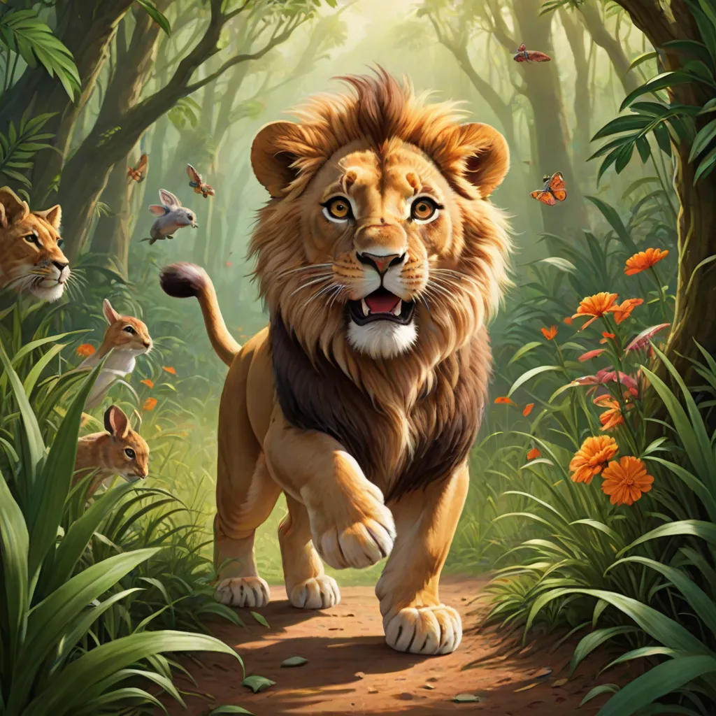 The Foolish Lion And The Clever Rabbit