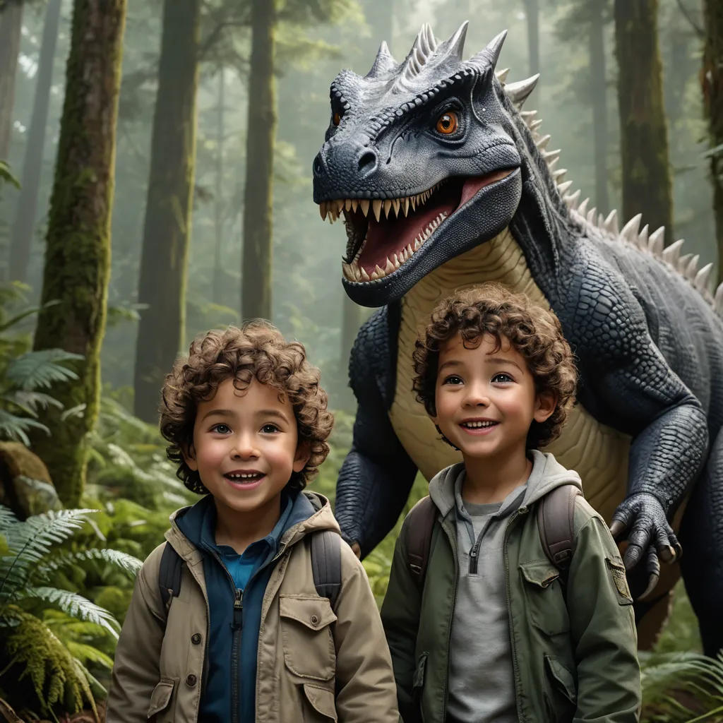 The Dinosaur in the Forest