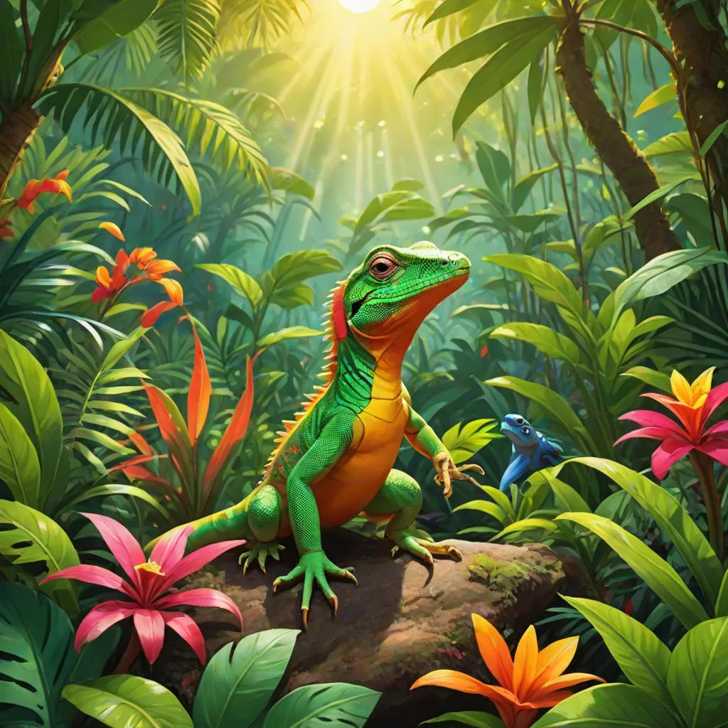 A Day in the Life of Mr. Lizard