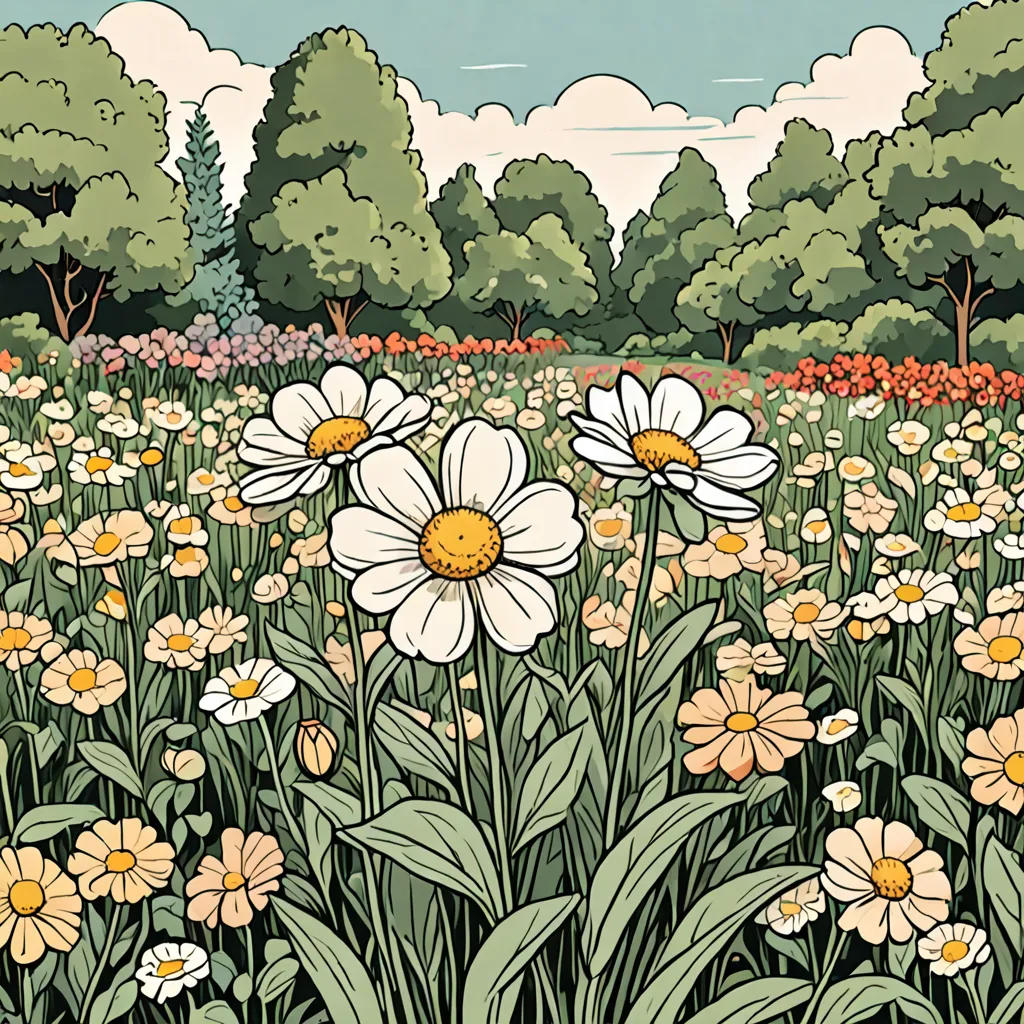 Blossom Buddies: A Tale of Friendship and Nature's Beauty