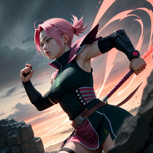 Sakura and the Emerald Beast
