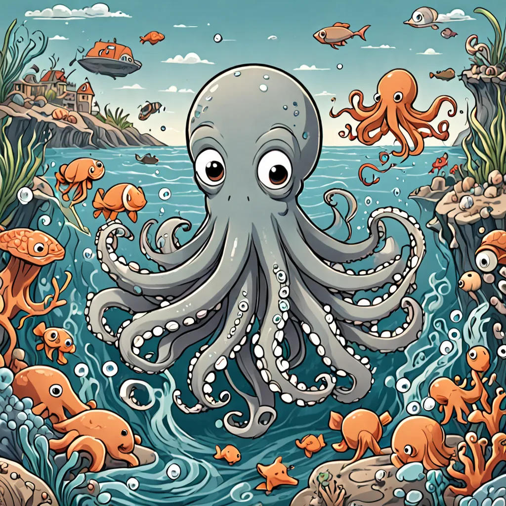 Oscar the Octopus and the Ocean Cleanup