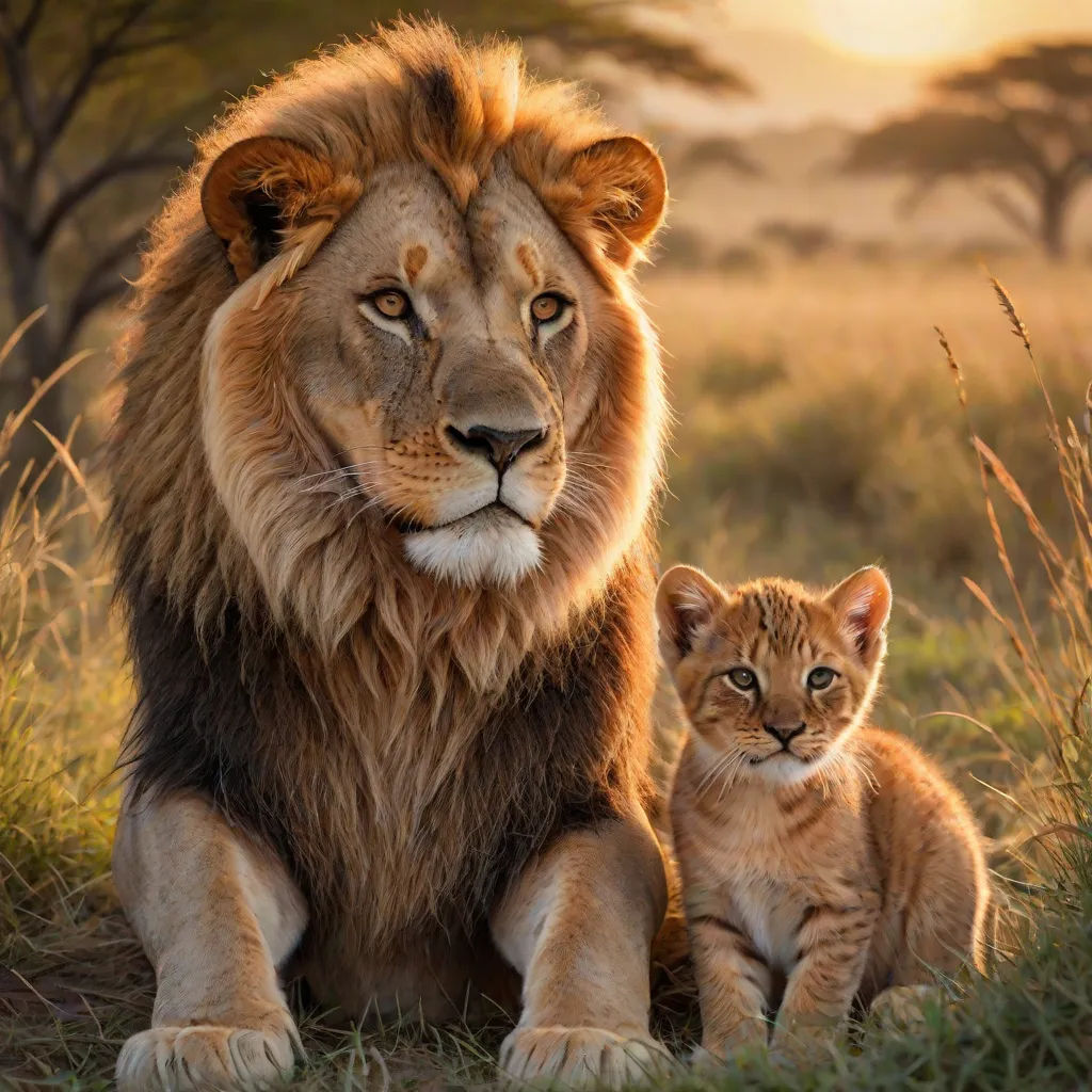 The Lion and the Kitten