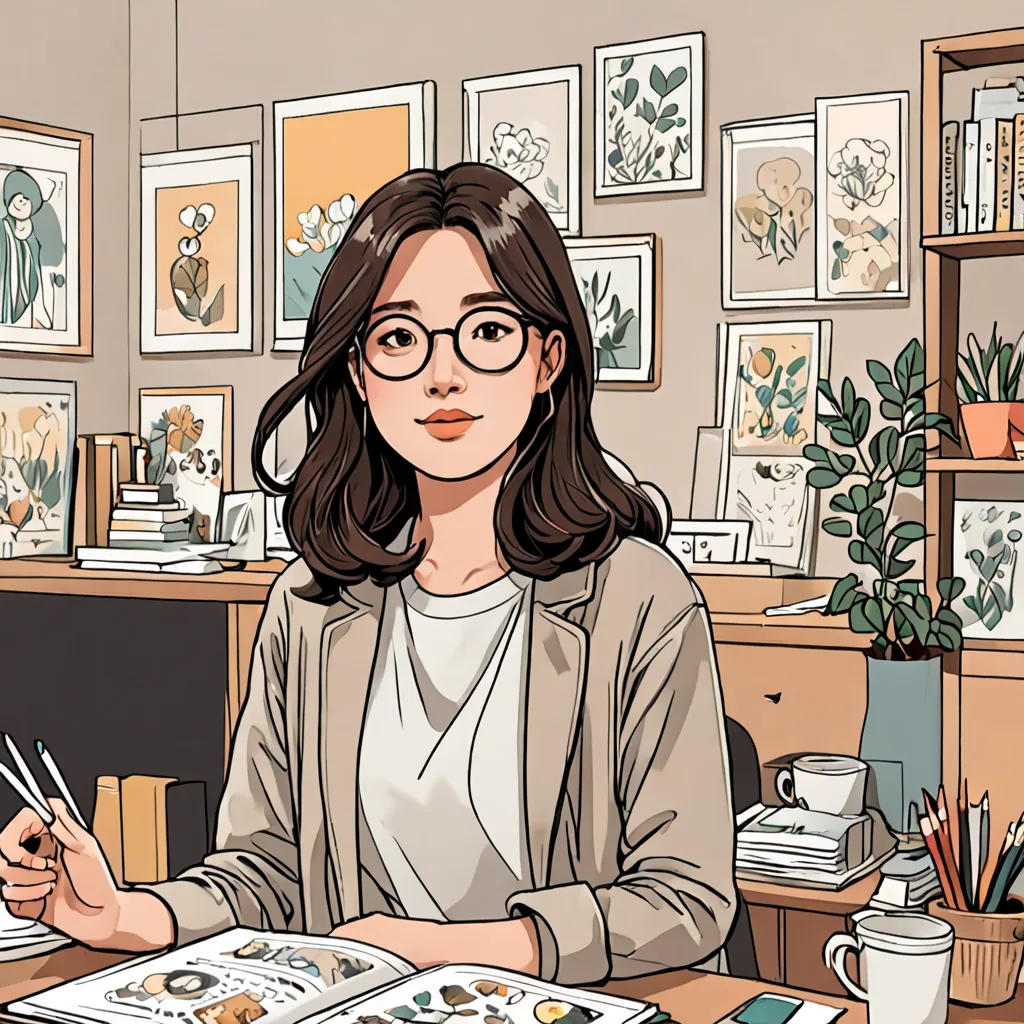 Lovely Teaches Her Friends to Sew by Hand